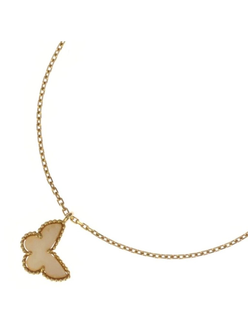 Van Cleef & Arpels Sweet Alhambra Papillon Mother of Pearl Pendant